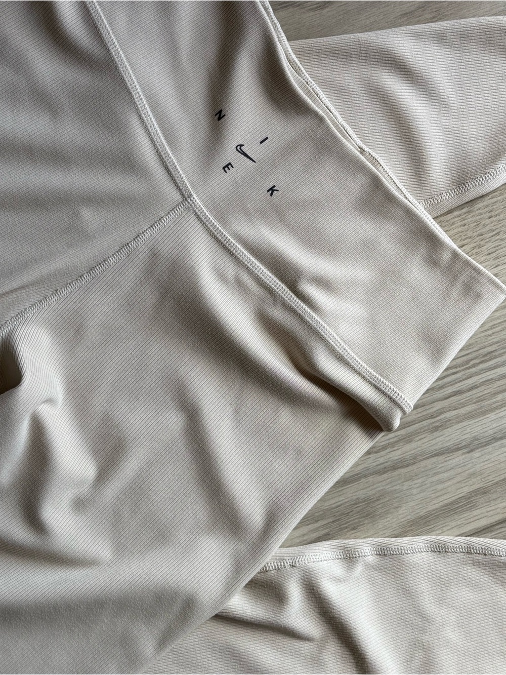 Nike One Beige-Cream High-Rise Leggings